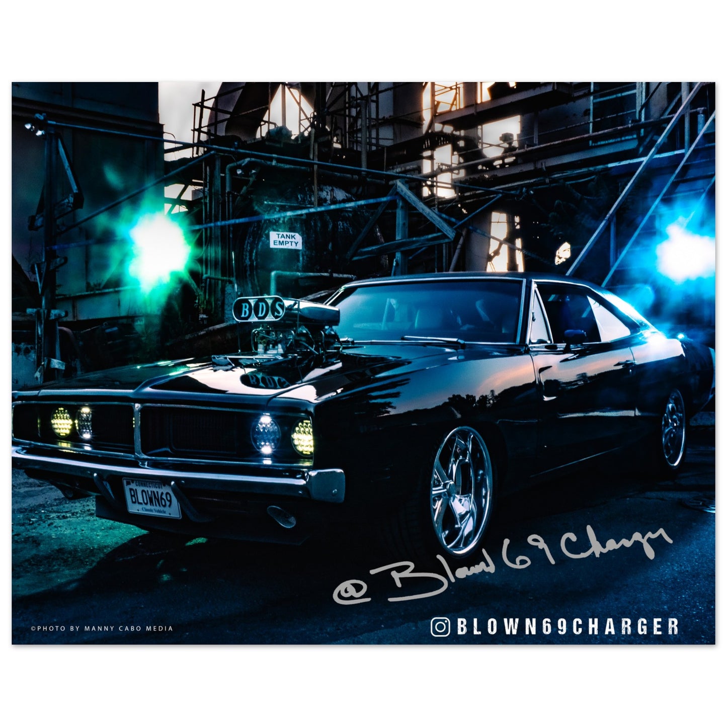 Blown 69 Charger Industrial Nocturnal Premium Semi-Glossy Paper Poster