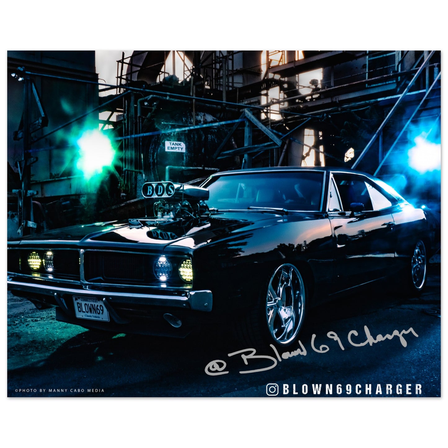 Blown 69 Charger Industrial Nocturnal Premium Semi-Glossy Paper Poster