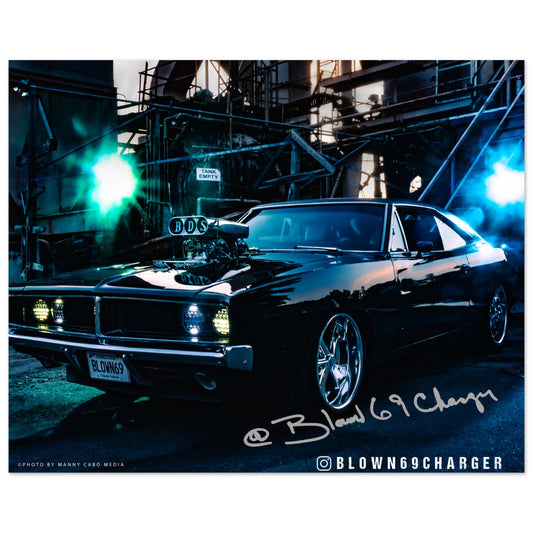 Blown 69 Charger Industrial Nocturnal Premium Semi-Glossy Paper Poster