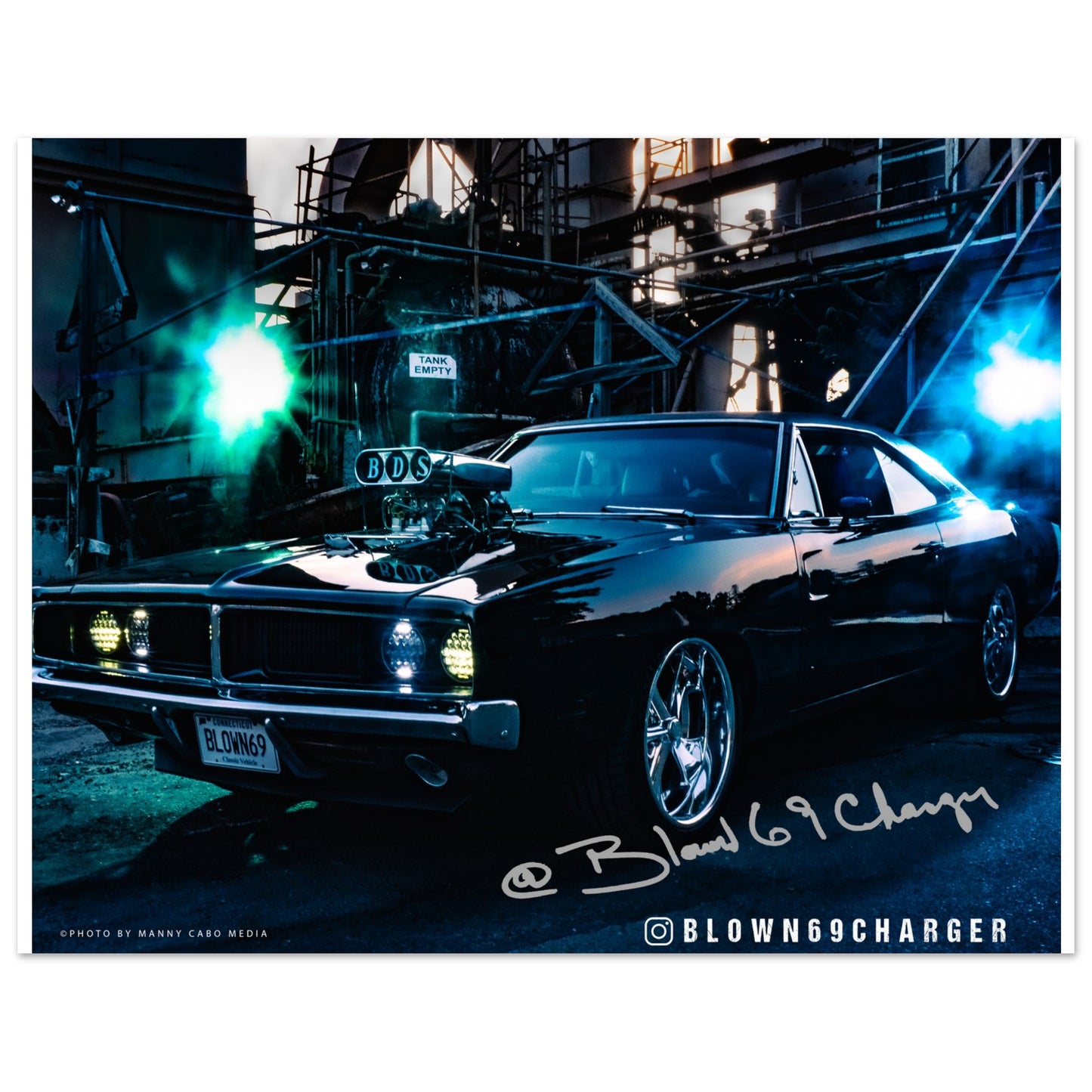 Blown 69 Charger Industrial Nocturnal Premium Semi-Glossy Paper Poster