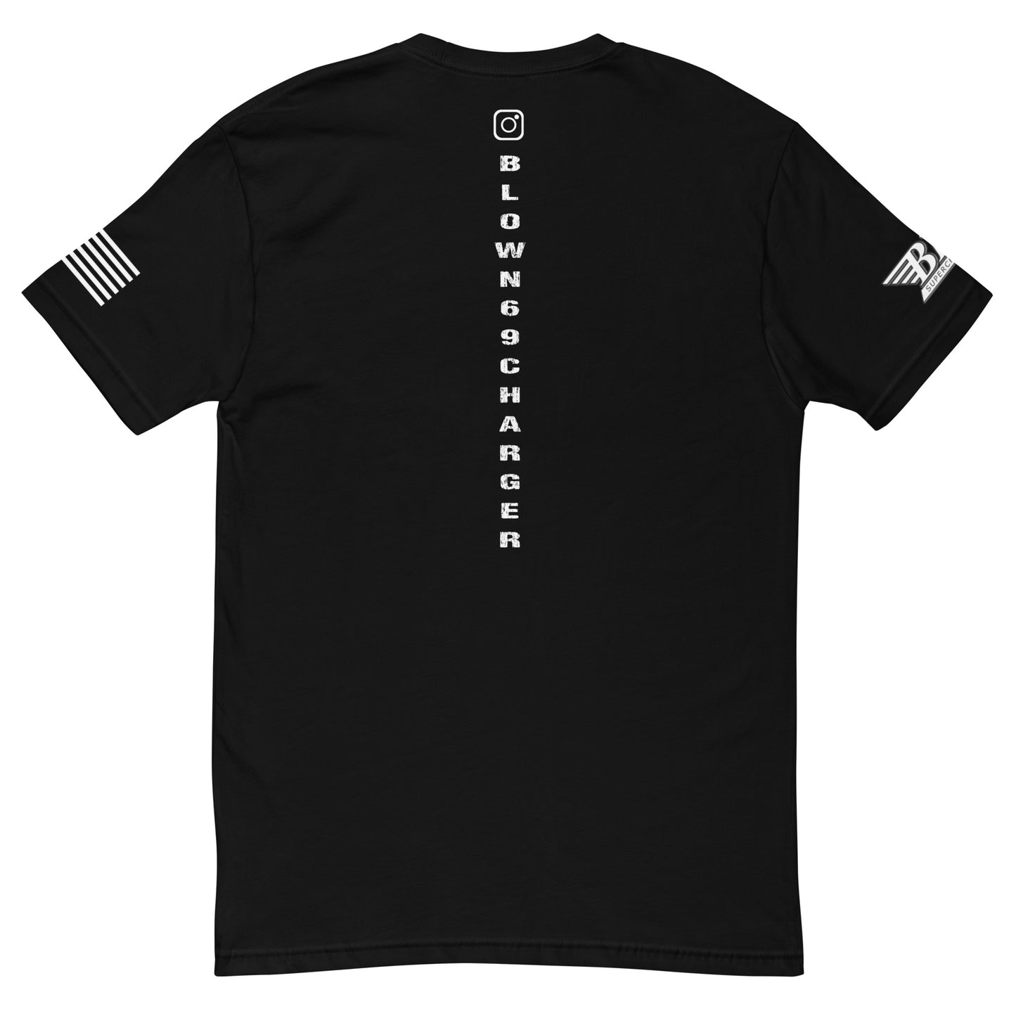 Blown 69 Charger Sketch Short Sleeve T-shirt (Black)