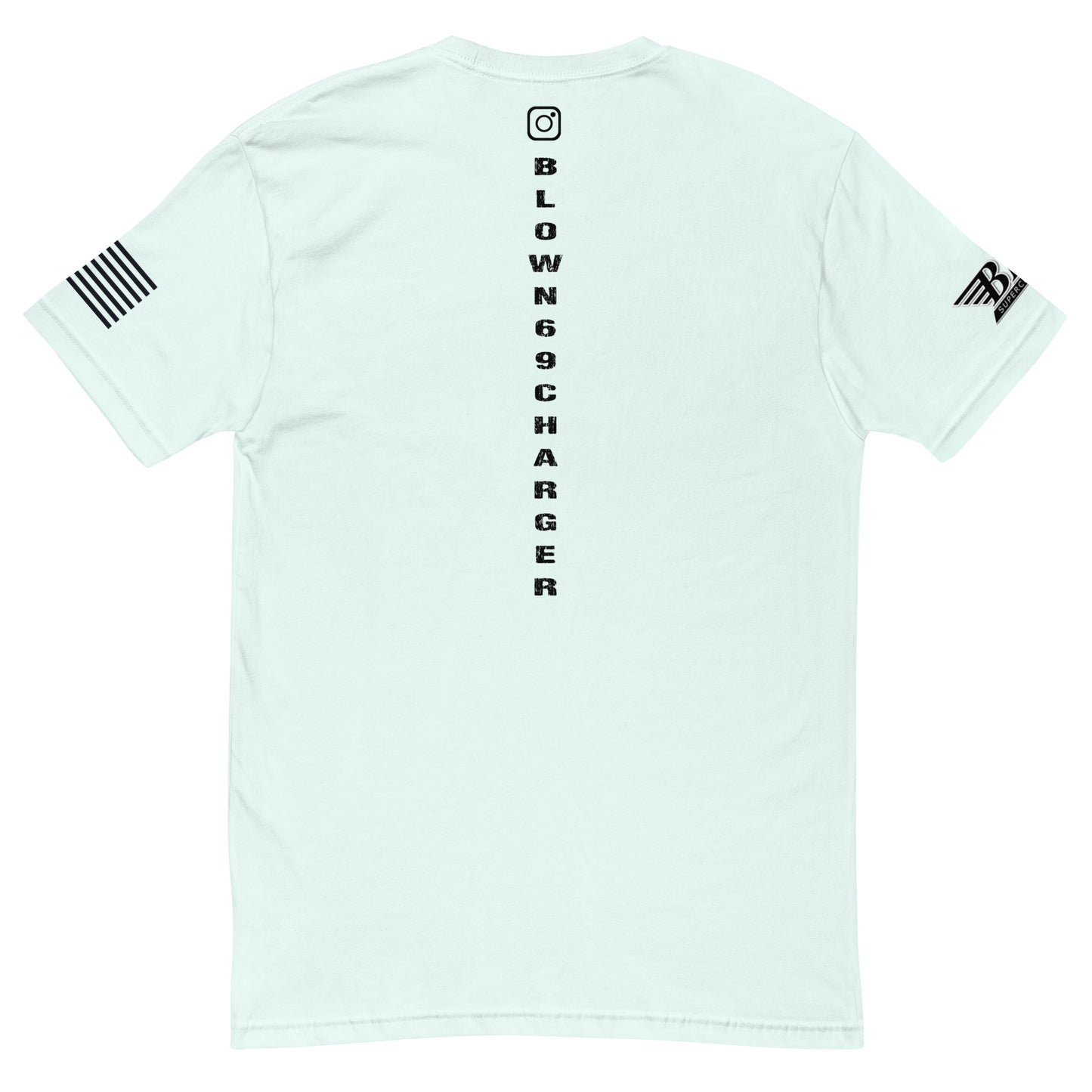 Blown 69 Charger Sketch Short Sleeve T-shirt (White)