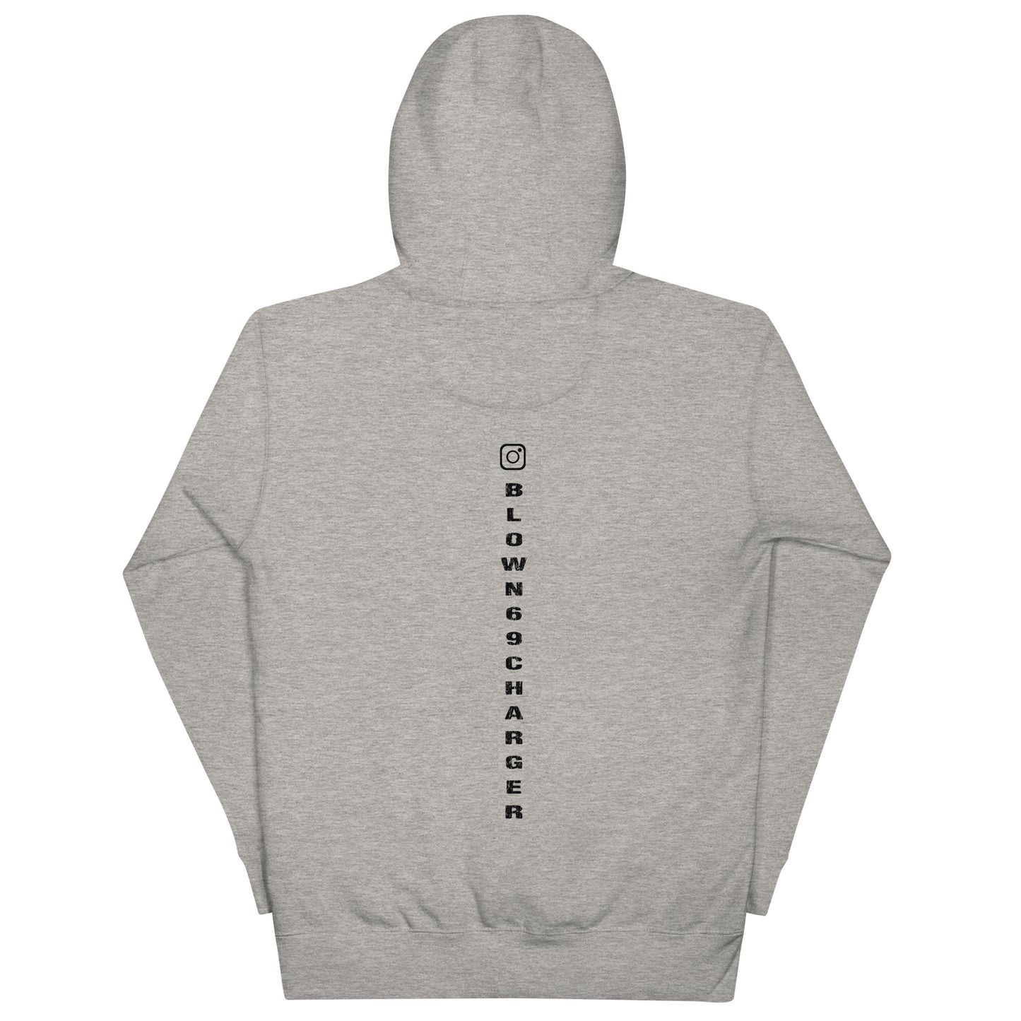 Blown 69 Charger Sketch Unisex Hoodie (Grey)